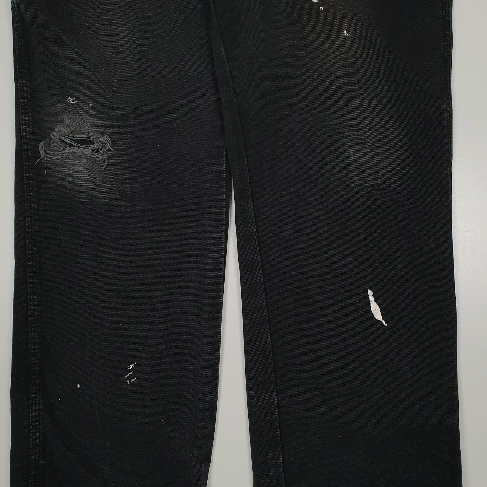 Mens Black Dickies   Trousers