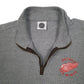 Mens Grey NHL Detroit Red Wings Quarter Zip Jumper