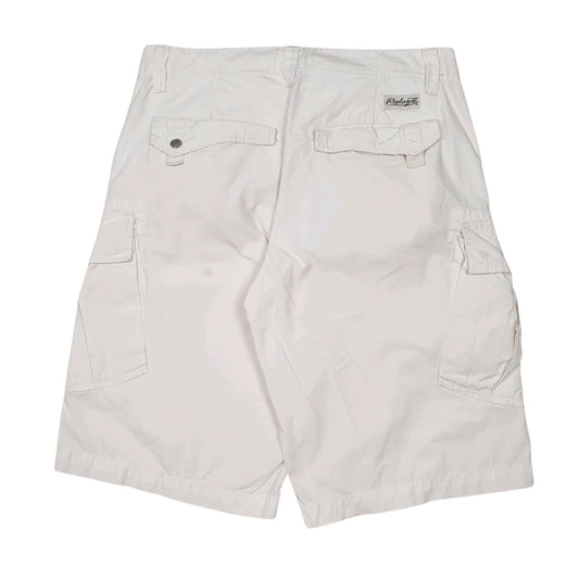 Mens White Replay   Shorts