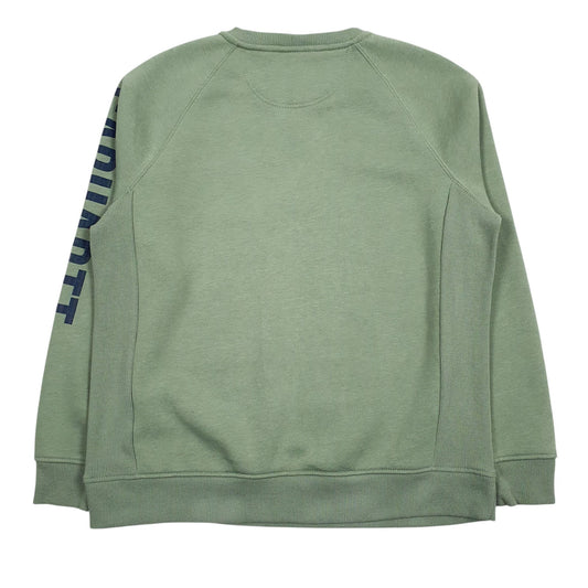 Womens Green Carhartt  Crewneck Jumper