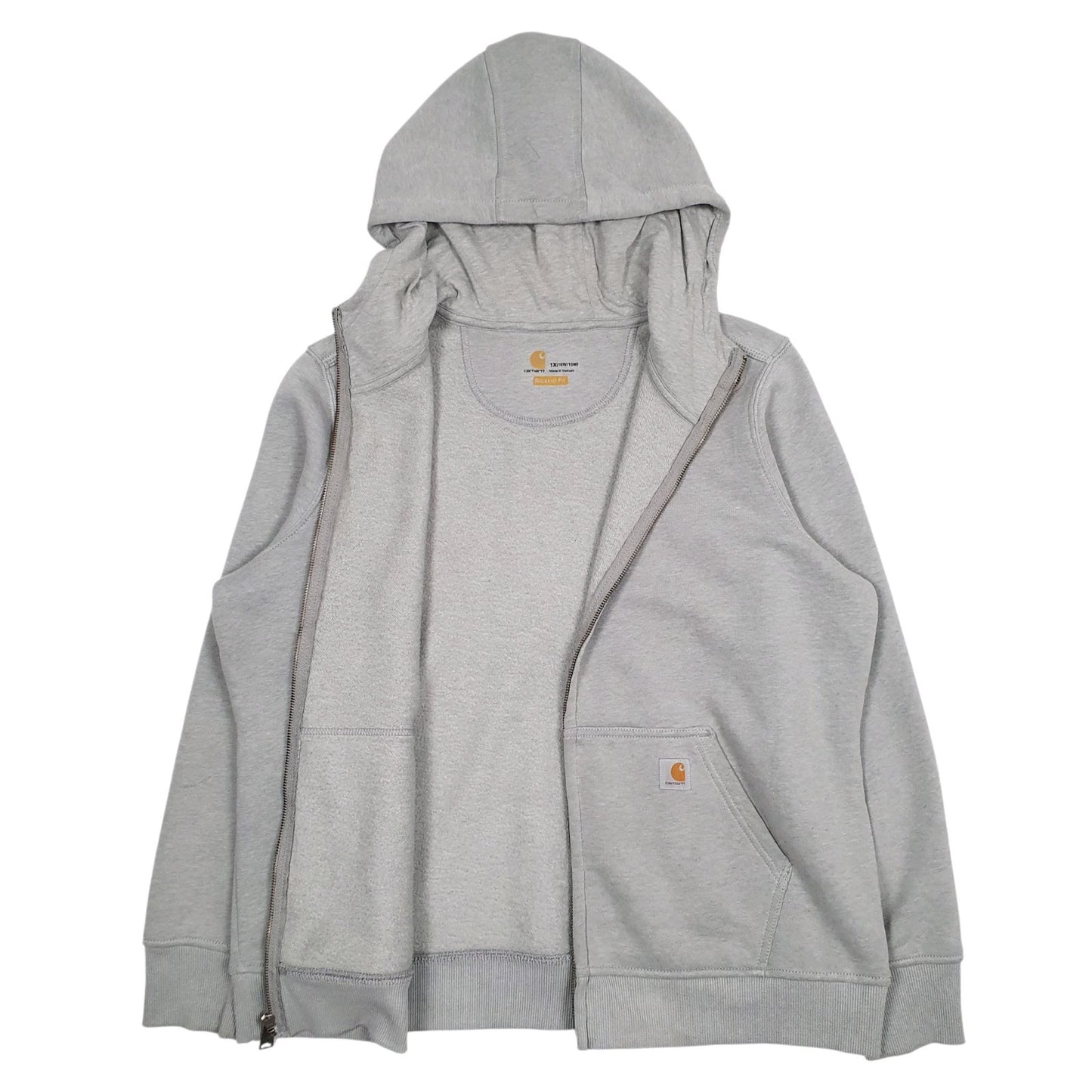 Womens Grey Carhartt  Full Zip Jumper