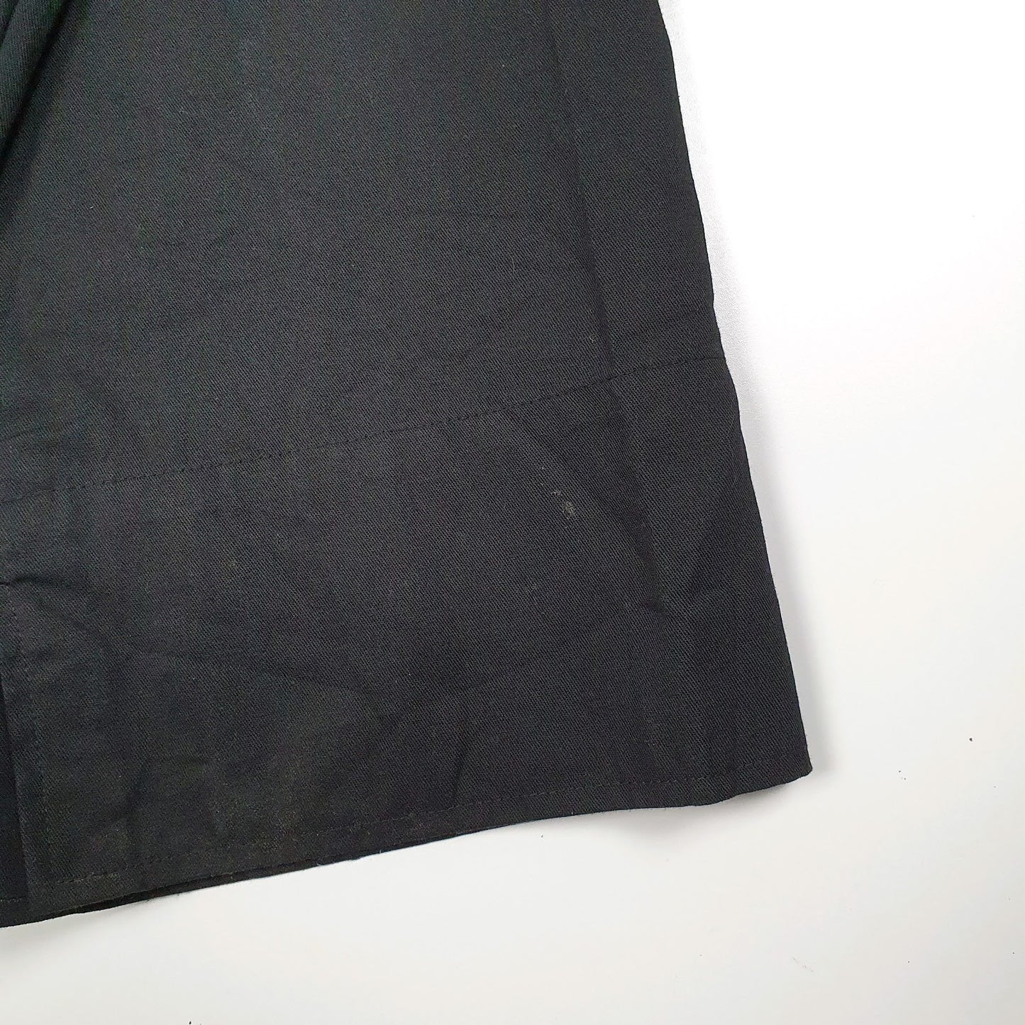 Mens Black Dickies Chefs Crewneck Coat