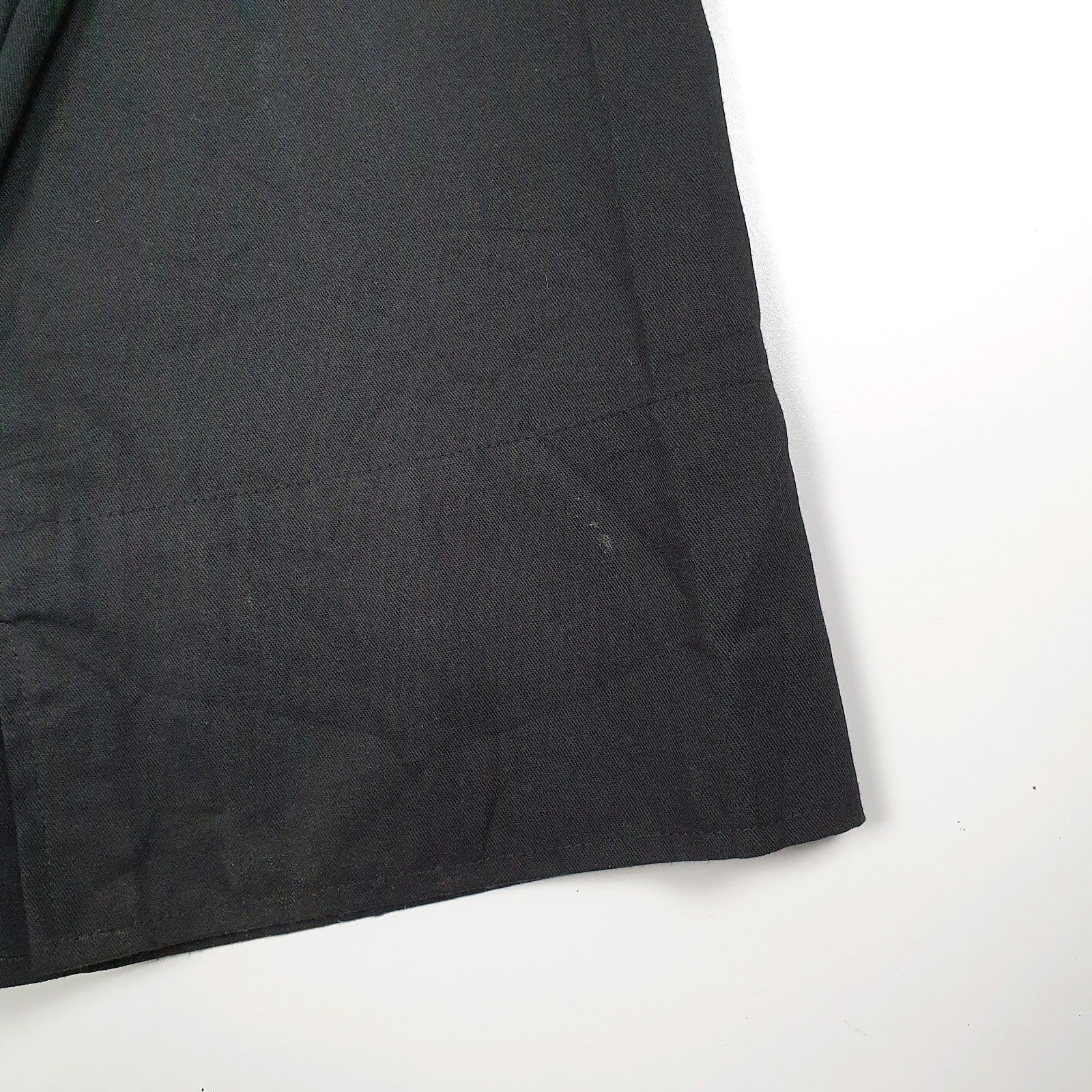 Mens Black Dickies Chefs Crewneck Coat