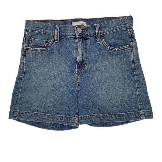 Womens Blue Levis  Denim Shorts