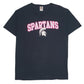 Mens Black Fruit Of The Loom Spartans Short Sleeve T Shirt