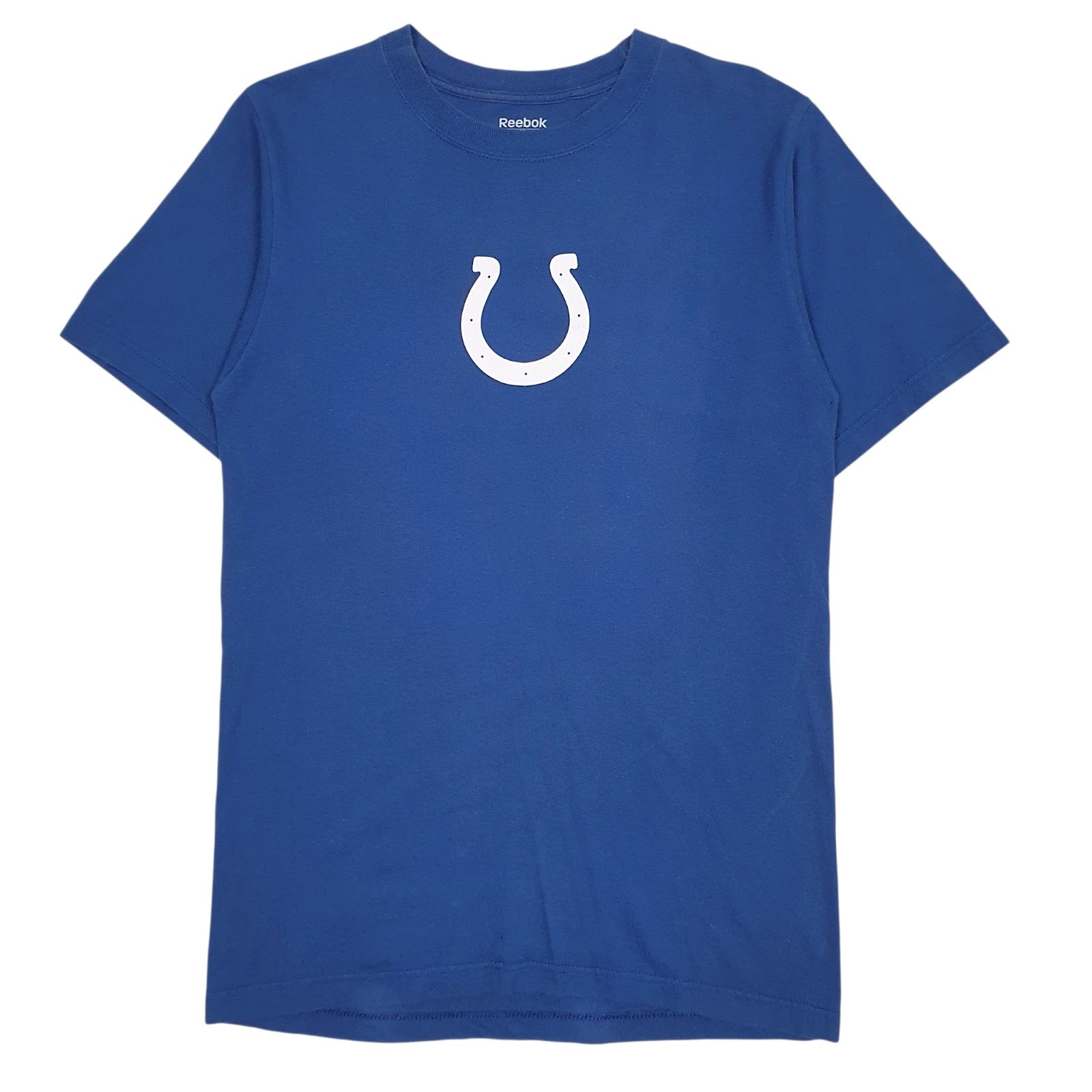 Mens Blue Reebok NFL Indianapolis Colts Collie Short Sleeve T Shirt