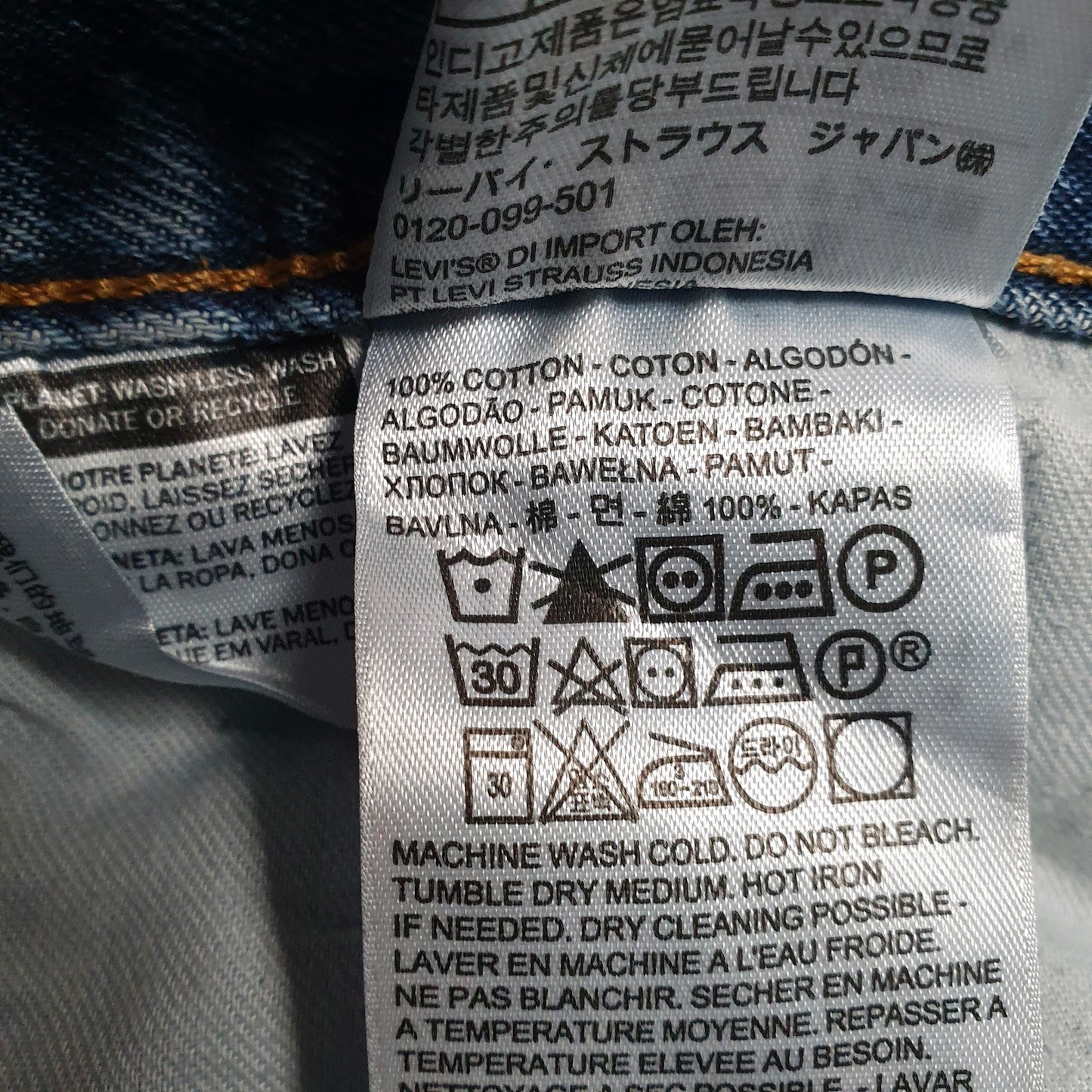 Mens Blue Levis   Jeans