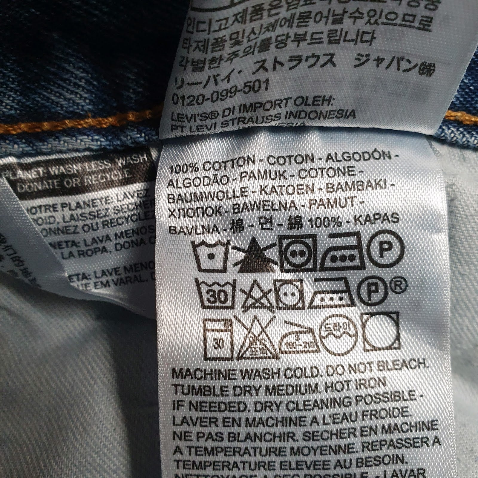 Mens Blue Levis   Jeans