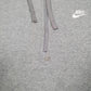 Mens Grey Nike Quarter Zip Hoodie Jumper