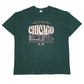 Mens Green Hanes Chicago Short Sleeve T Shirt