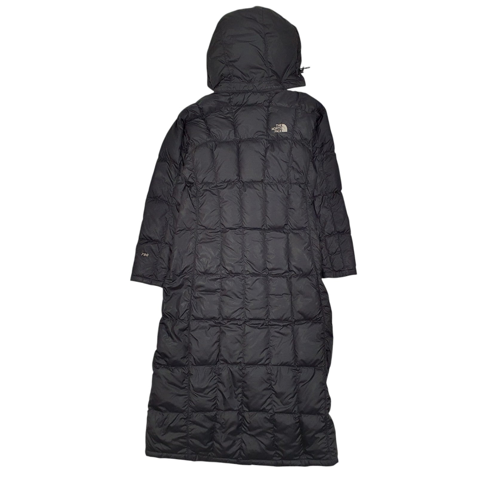 Womens Black The North Face Longline Trench  Coat