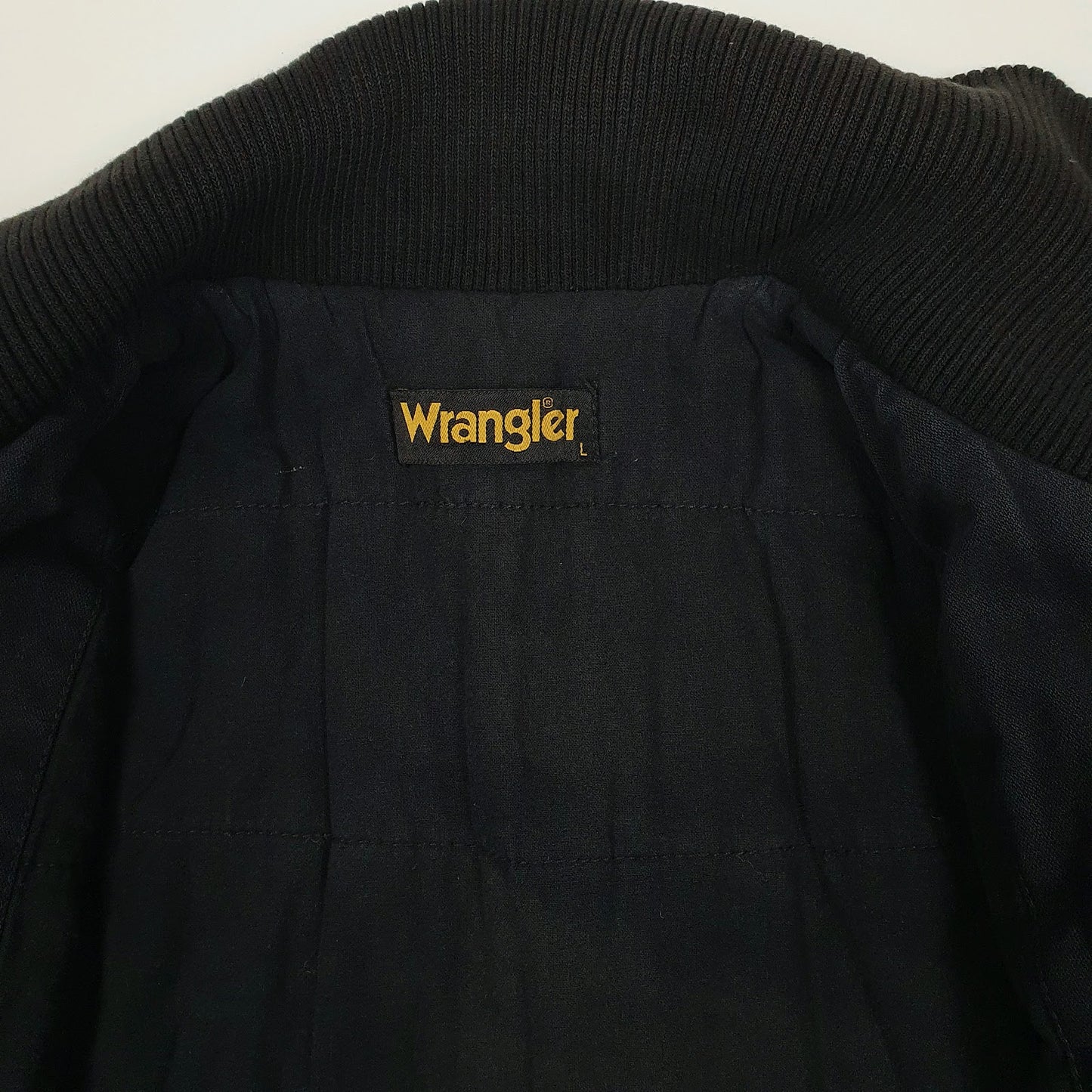 Mens Navy Wrangler Vintage 90s Bomber  Coat