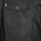 Womens Black Levis Sherpa Lined Full Zip Coat