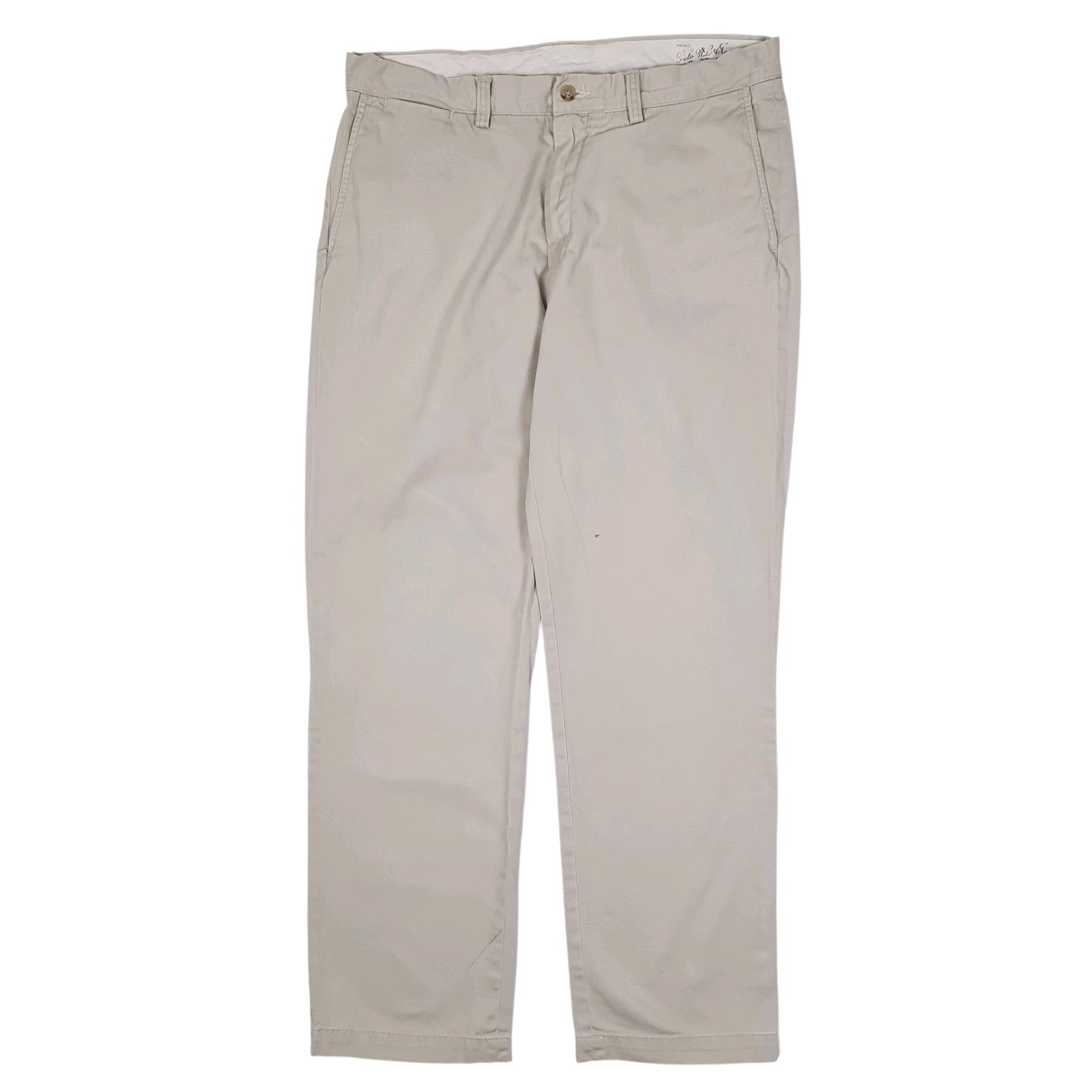 Mens Grey Polo Ralph Lauren Classic Fit Chino Trousers