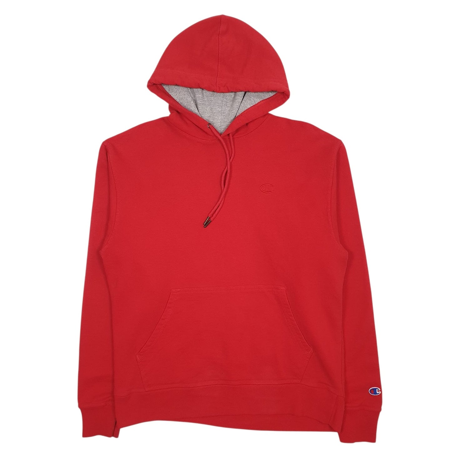 Mens Red Champion  Hoodie Jumper