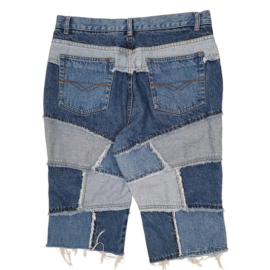 Womens Blue Arizona Jeans Co Patchwork  Shorts
