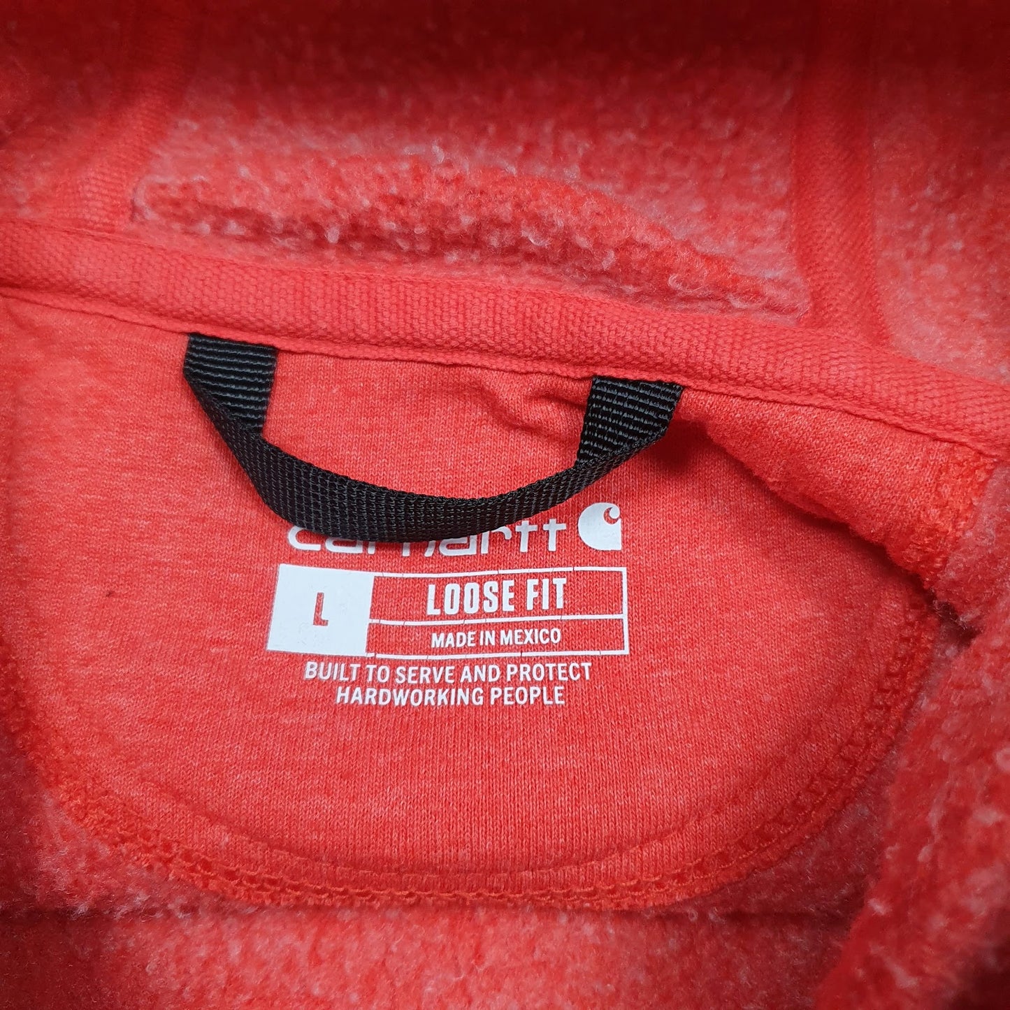 Mens Red Carhartt  Hoodie Jumper