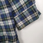 Mens Blue Dickies Quilted Plaid Vintage 2000s Hoodie Coat