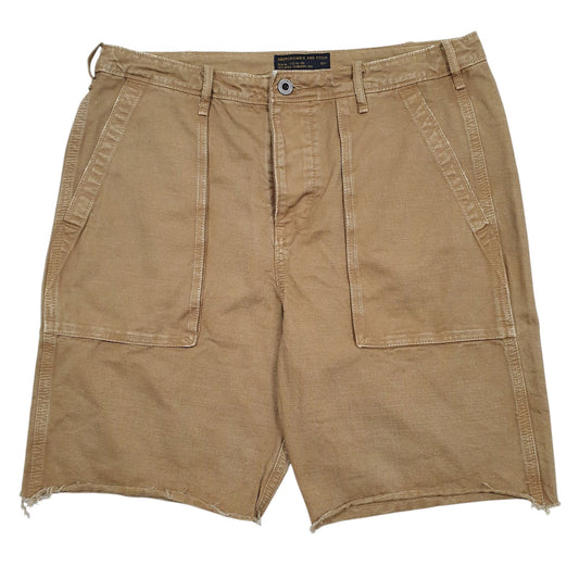 Mens Brown Abercrombie and Fitch  Denim Shorts