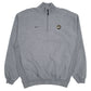 Mens Grey Nike Baggy Quarter Zip Jumper