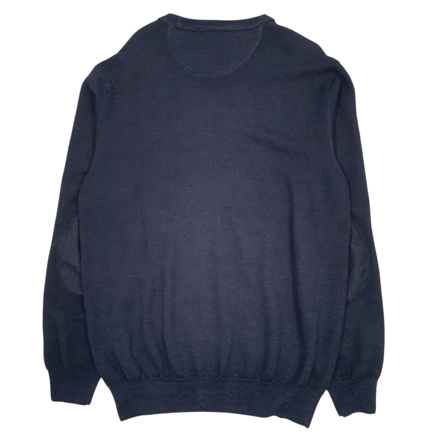 Mens Navy Trussardi Jeans  Crewneck Jumper