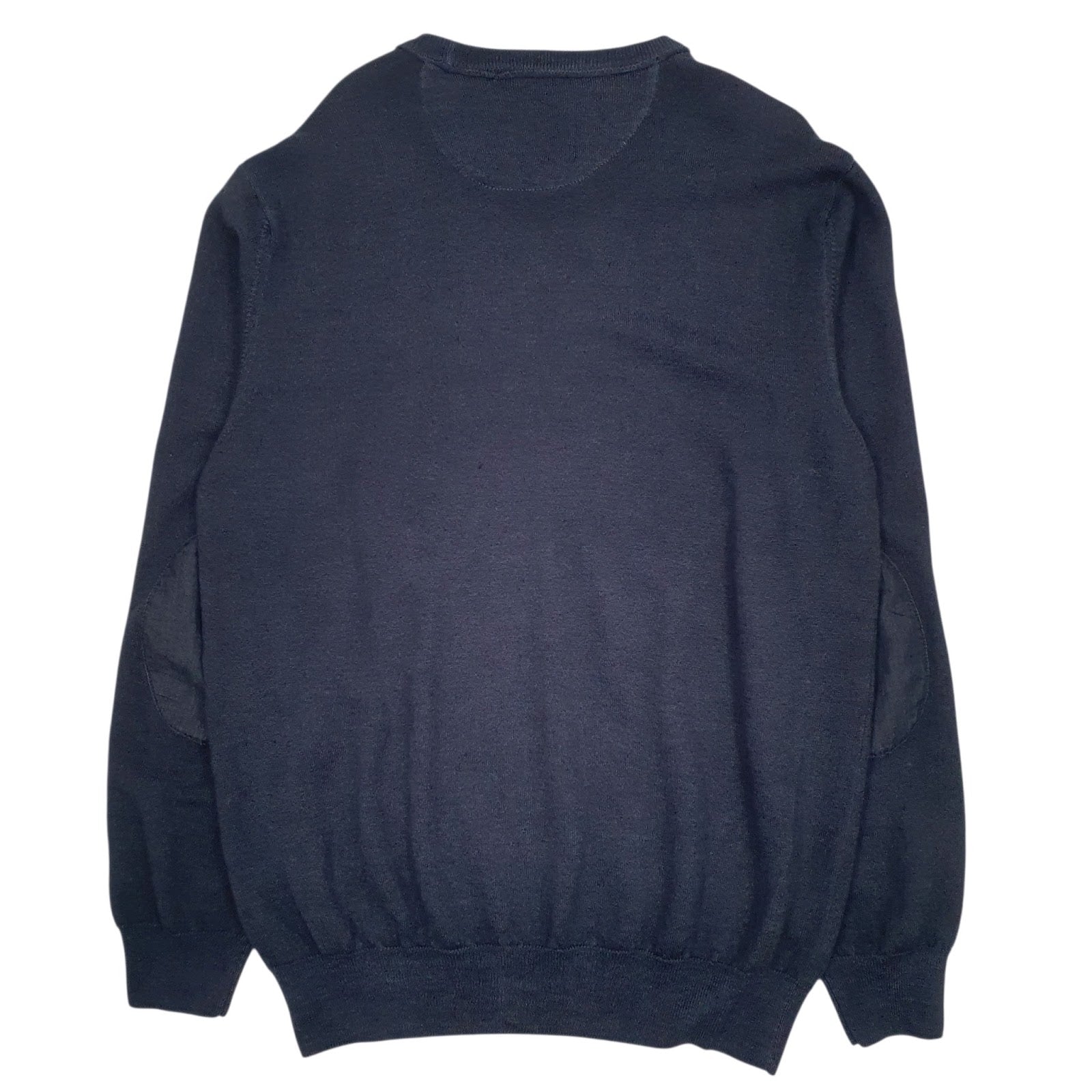 Mens Navy Trussardi Jeans  Crewneck Jumper