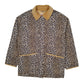 Womens Beige Levis Leopard Print  Coat