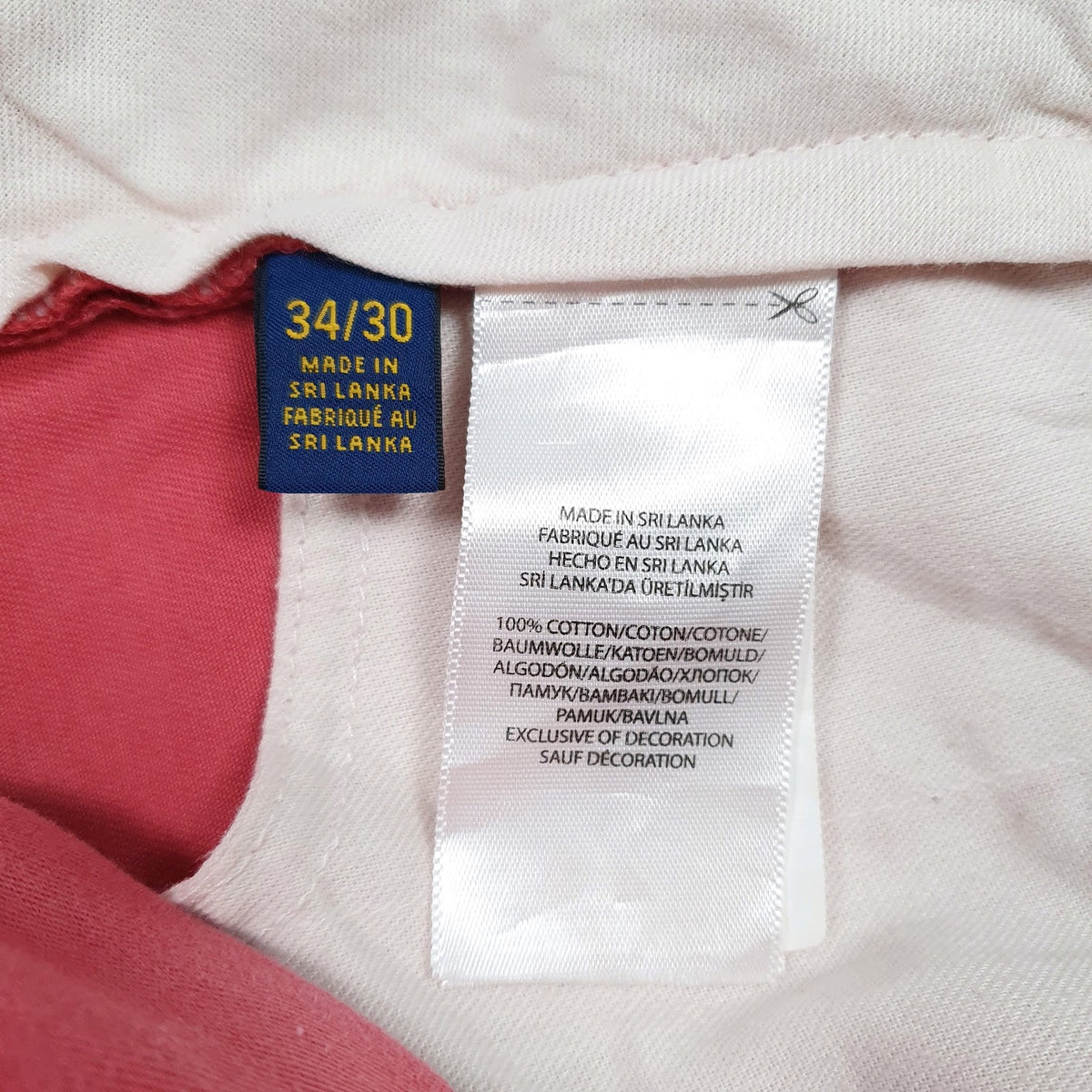 Mens Pink Polo Ralph Lauren   Trousers