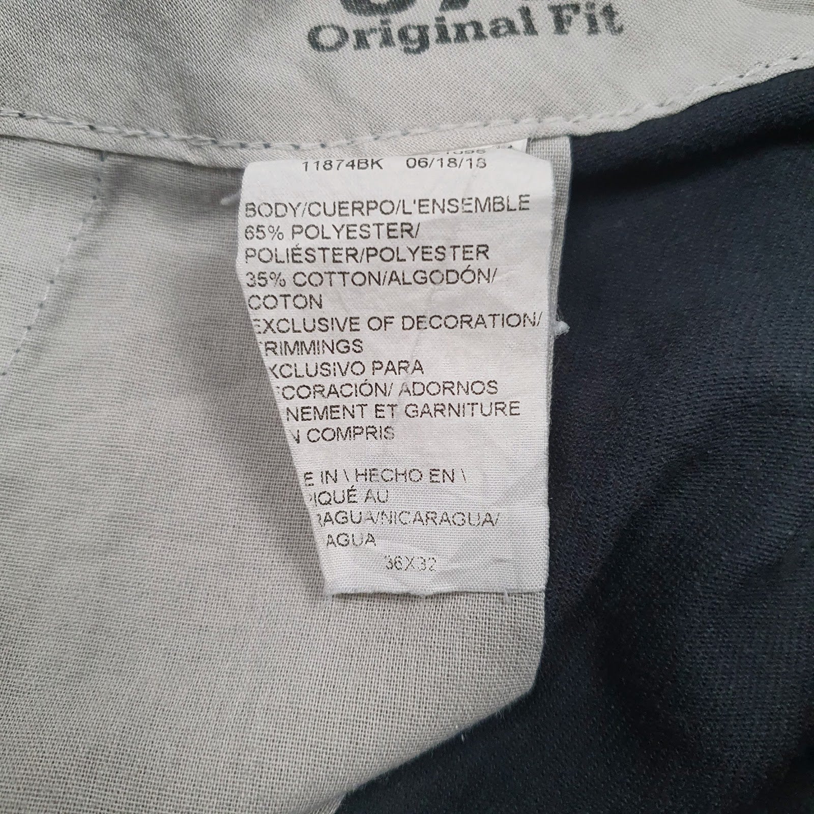 Mens Black Dickies 874  Trousers