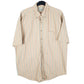 Mens Yellow L.L.Bean Vintage 90s Short Sleeve Shirt