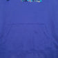 Mens Purple The North Face Spellout Hoodie Jumper