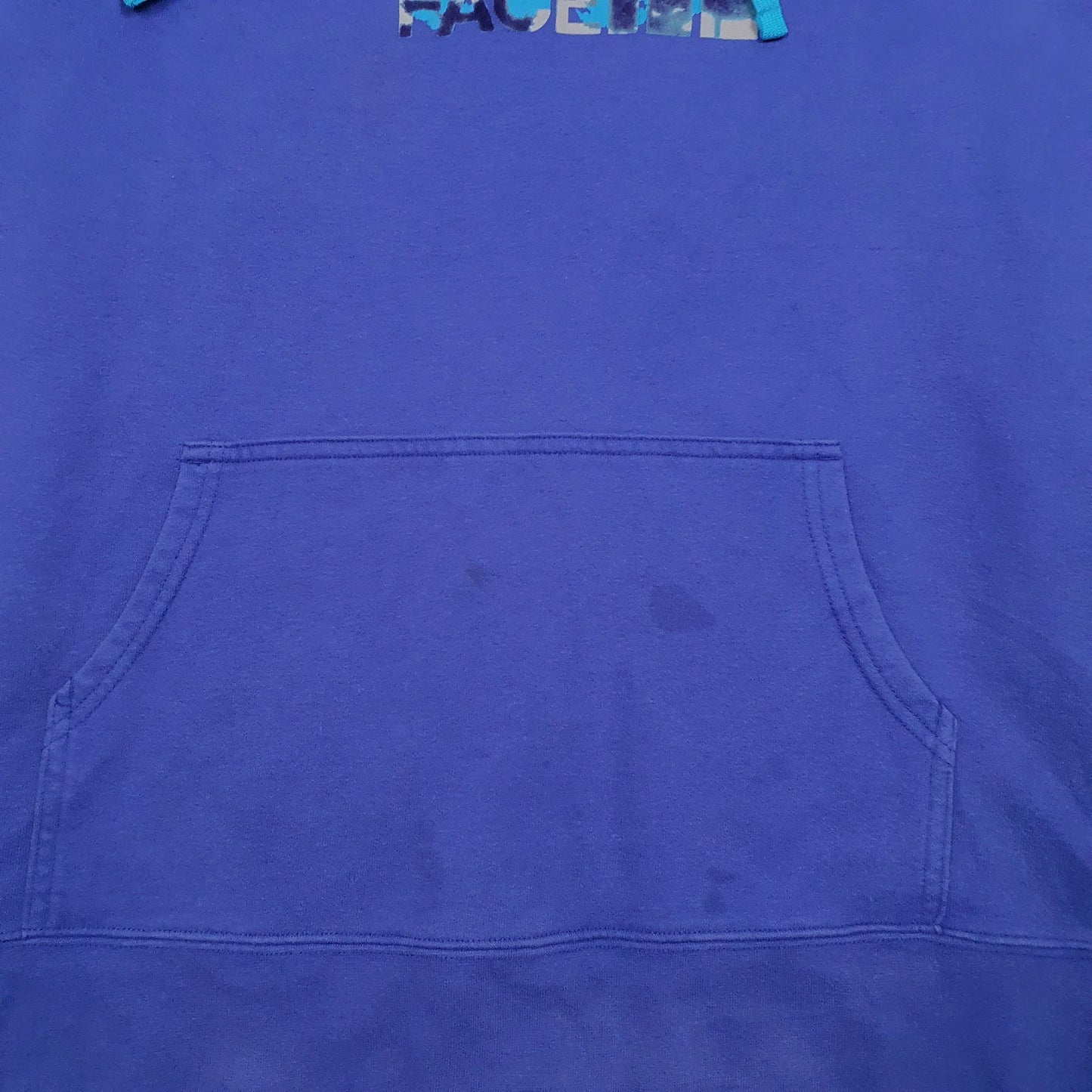 Mens Purple The North Face Spellout Hoodie Jumper