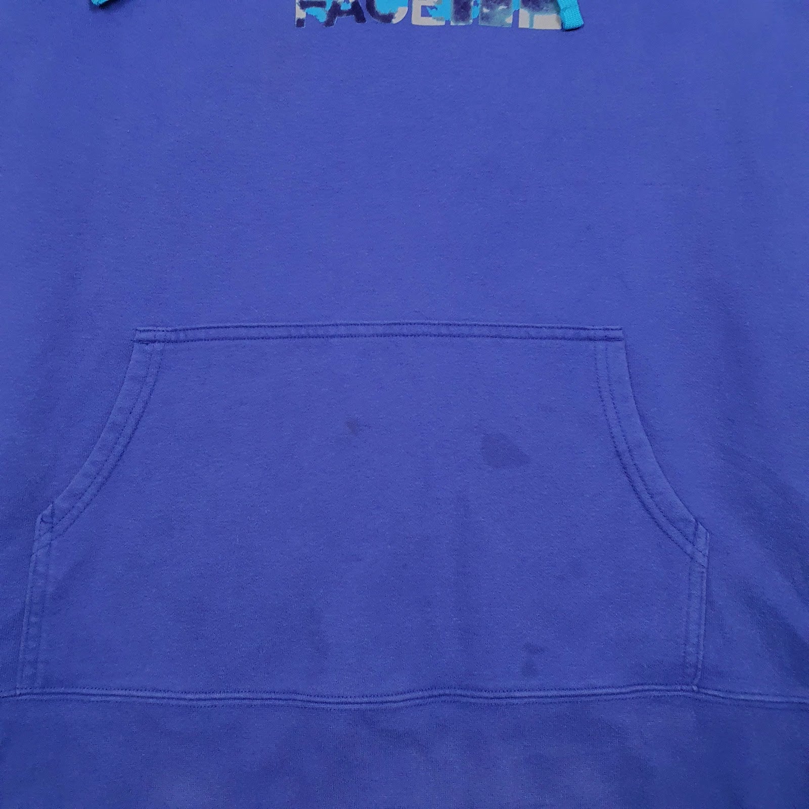 Mens Purple The North Face Spellout Hoodie Jumper