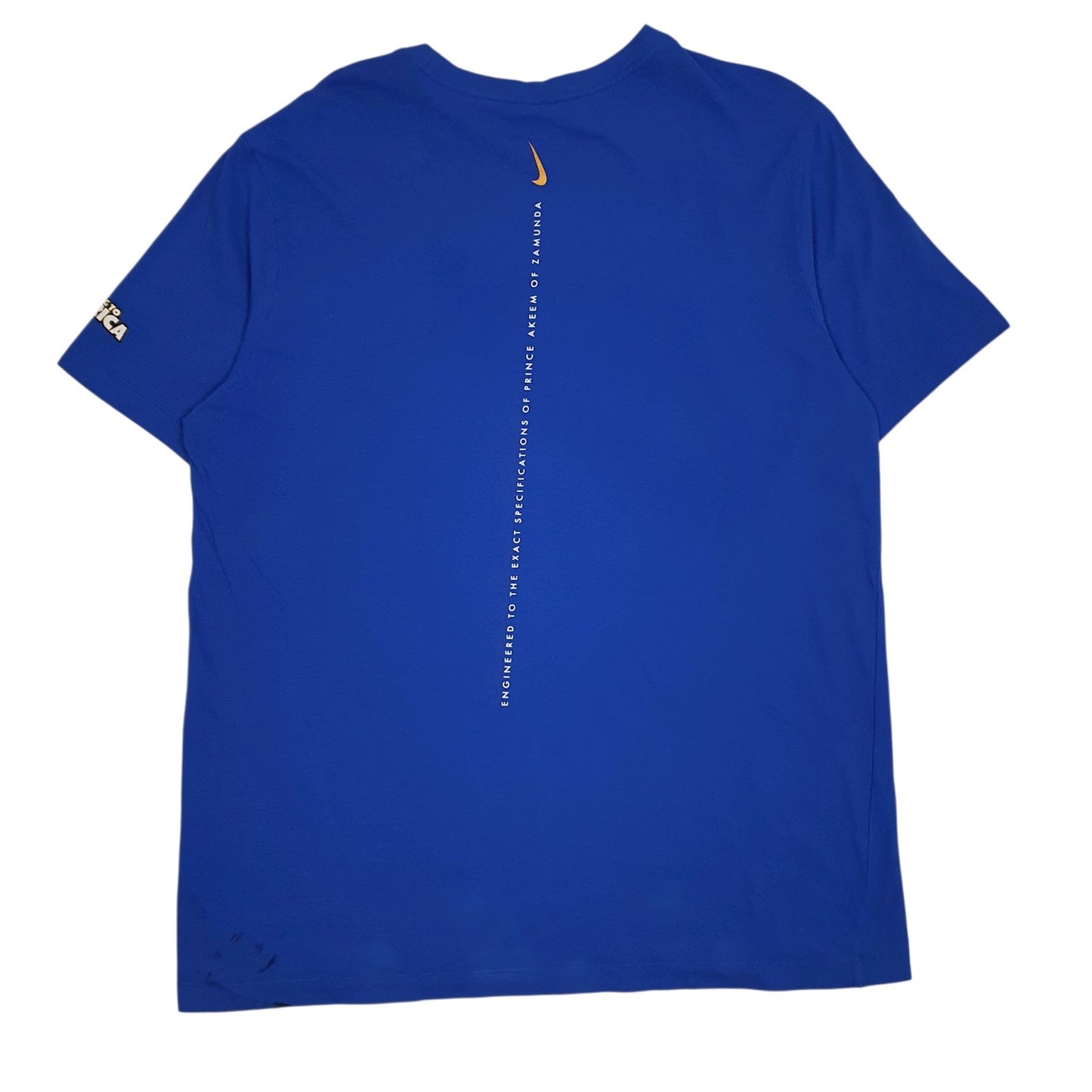 Mens Blue Nike Giannis Antetokounmpo Freak  T Shirt
