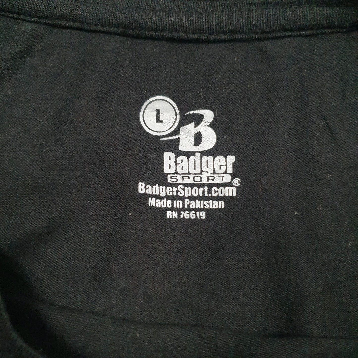 Mens Black Badger Sport Willow Greek Basketball  T Shirt