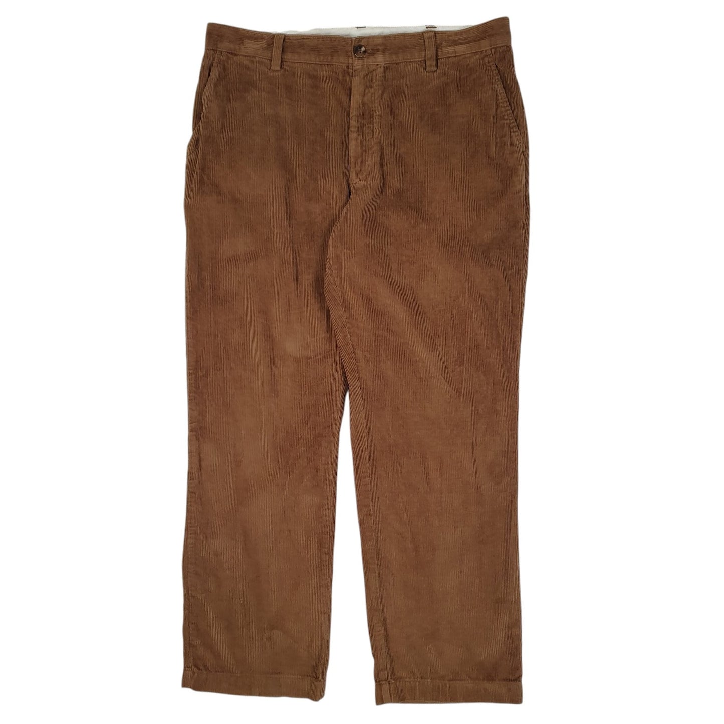 Mens Tan L.L.Bean  Corduroy Trousers