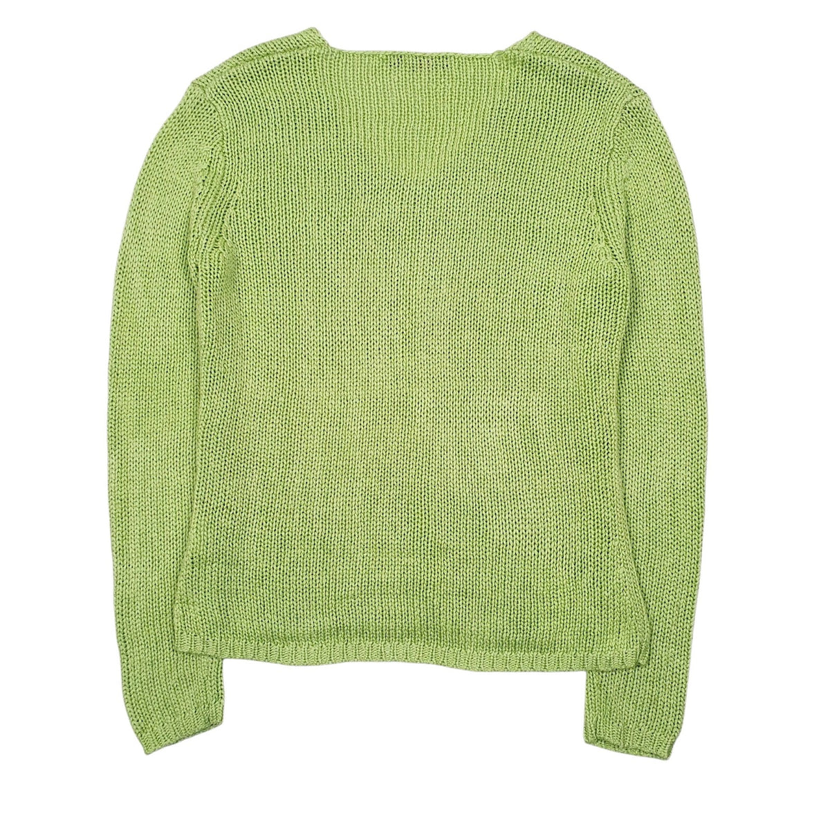 Womens Green Michèle Boyard Knit V Neck Jumper
