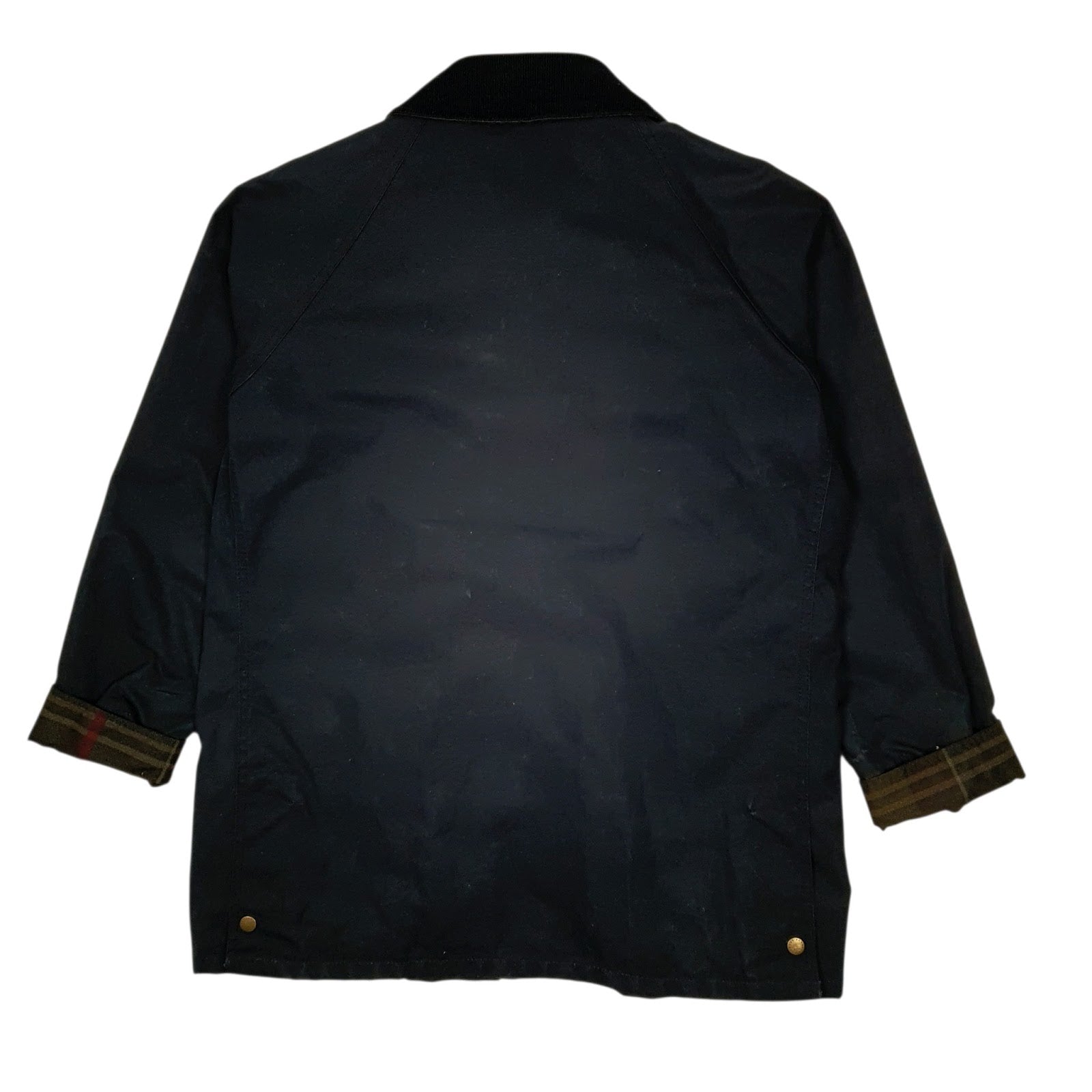Womens Navy Barbour Acorns Quarter Zip Coat