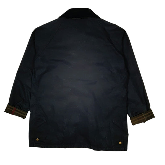 Womens Navy Barbour Acorns Quarter Zip Coat