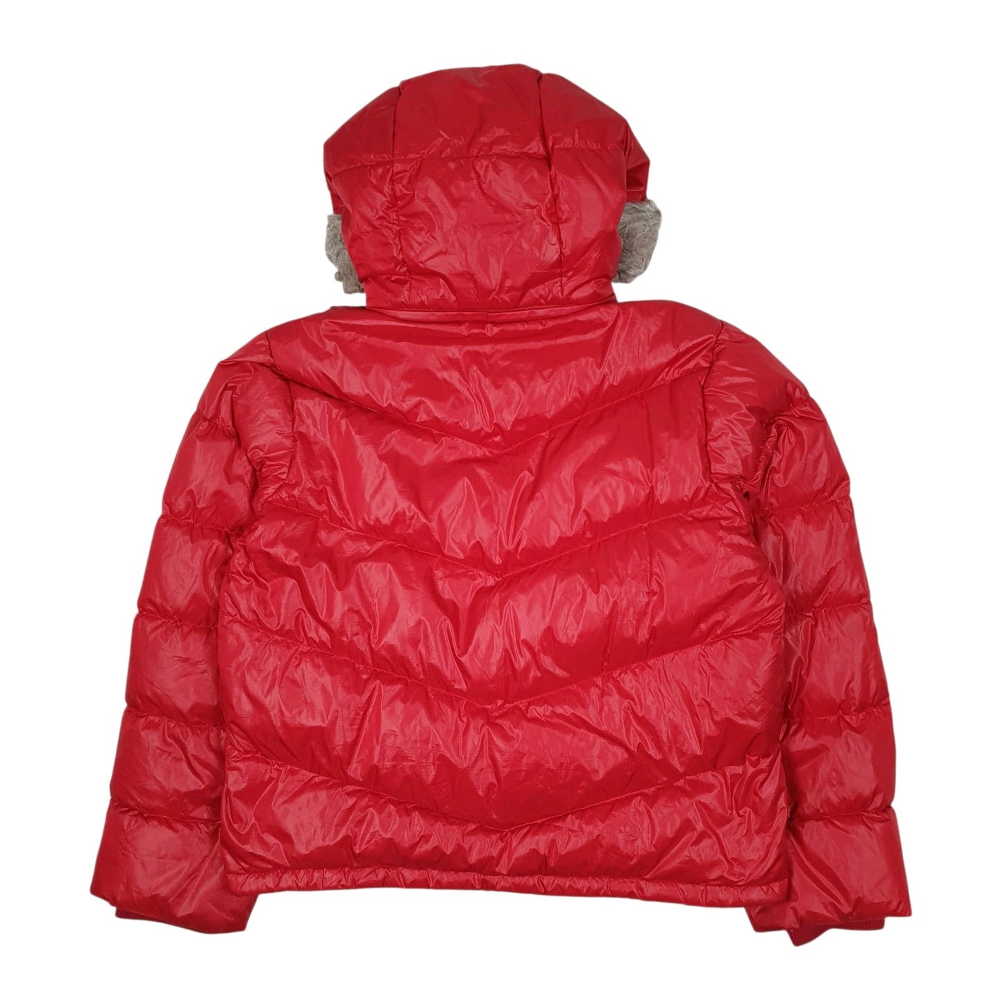Womens Red Nautica Hooded  Coat