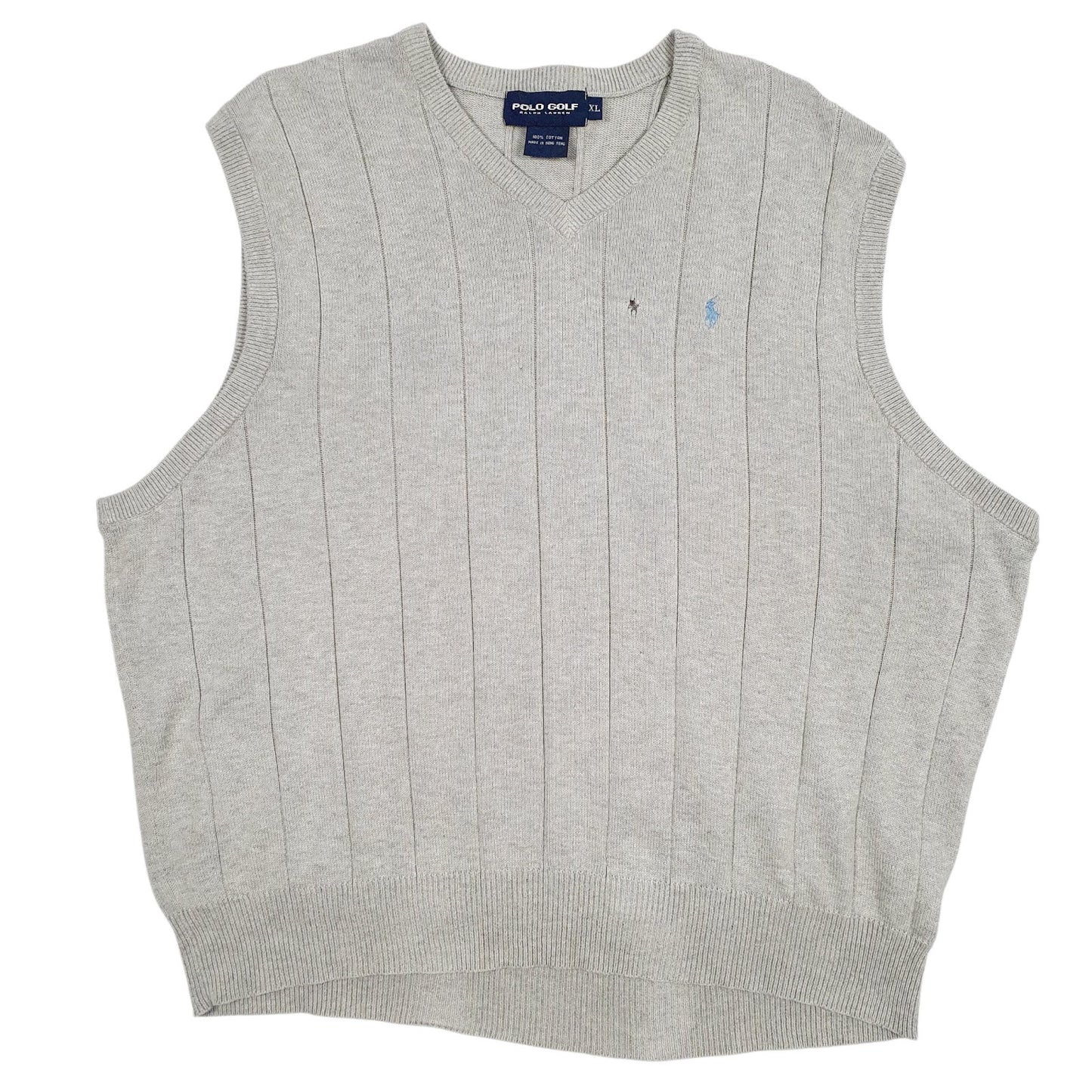 Mens Grey Ralph Lauren Golf Vest Jumper
