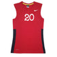 Mens Red Nike Vest Dri-Fit Sleeveless T Shirt