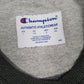 Mens Grey Champion Spellout Crewneck Jumper
