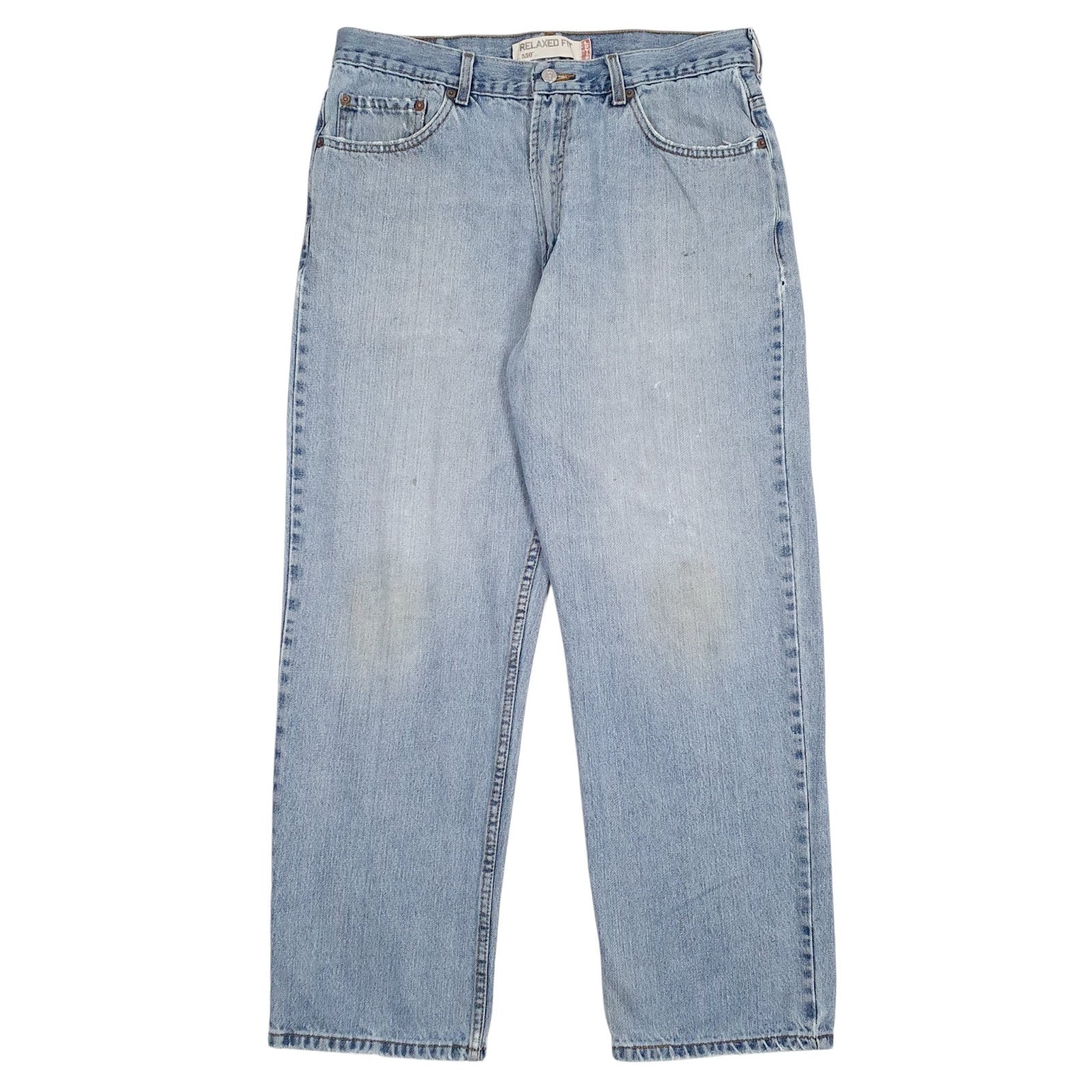 Mens Blue Levis Distressed 550 JeansW36 L30