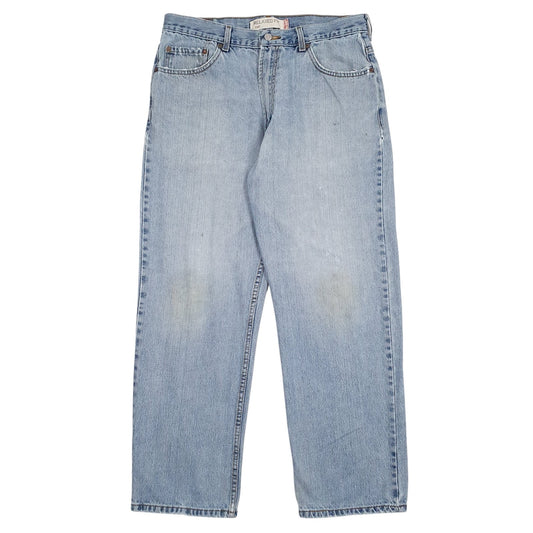 Mens Blue Levis Distressed 550 JeansW36 L30