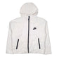 Womens White Nike   Coat