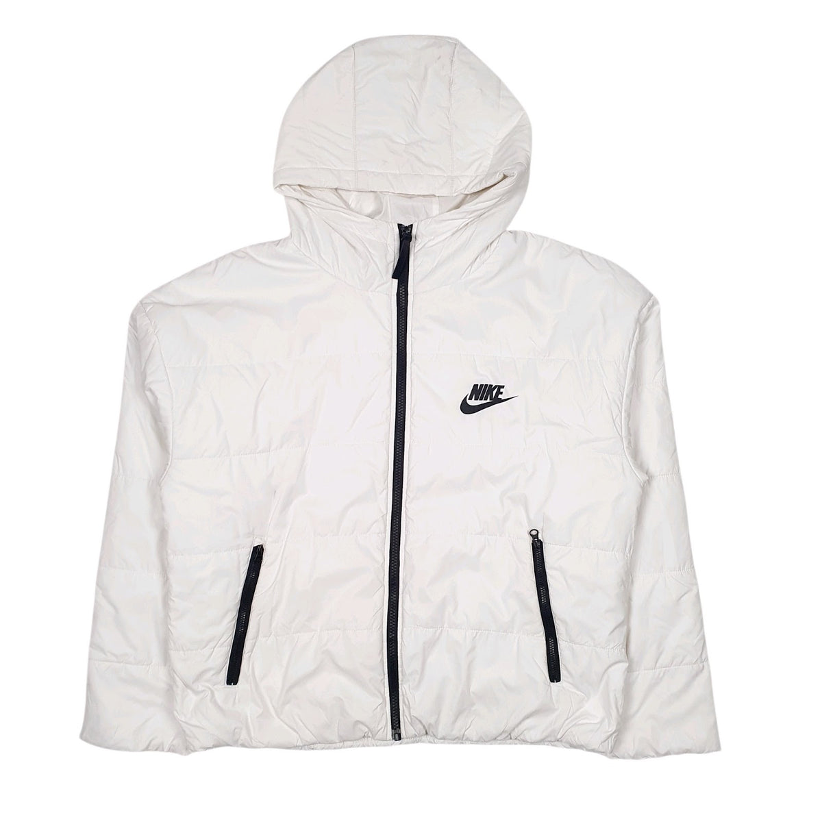 Womens White Nike   Coat