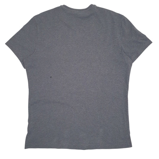 Mens Grey Calvin Klein Spellout  T Shirt