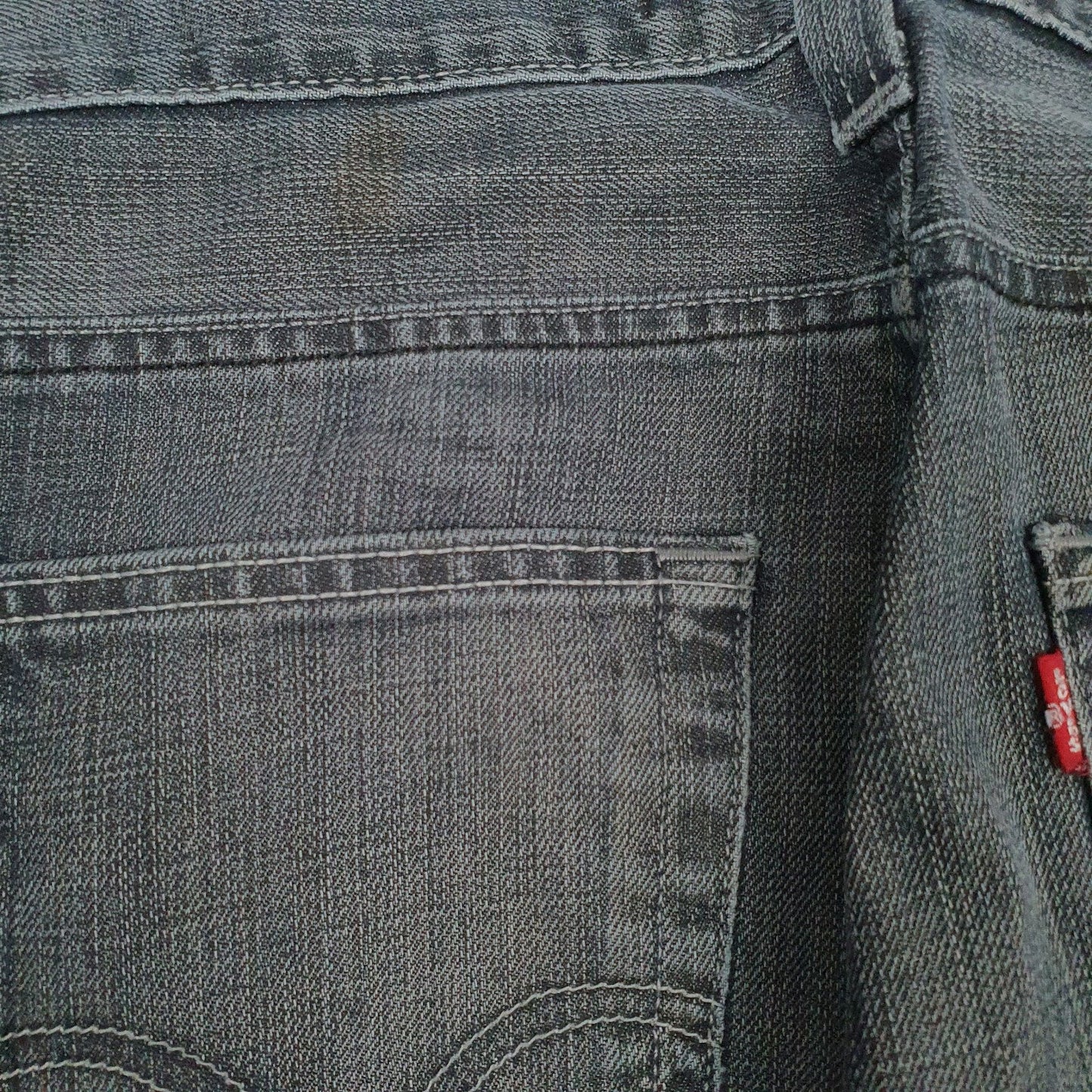 Mens Grey Levis   Jeans