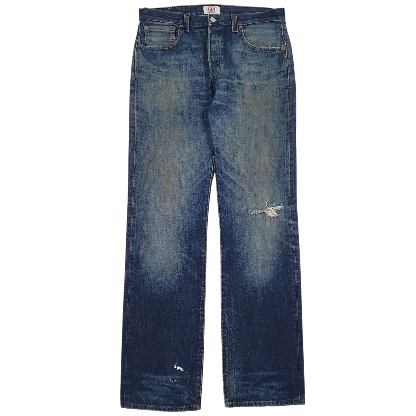 Mens Blue Levis  501 JeansW34 L34